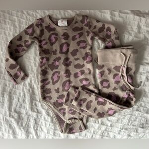 KIPP baby Lindsi Lane leopard 2 piece outfit